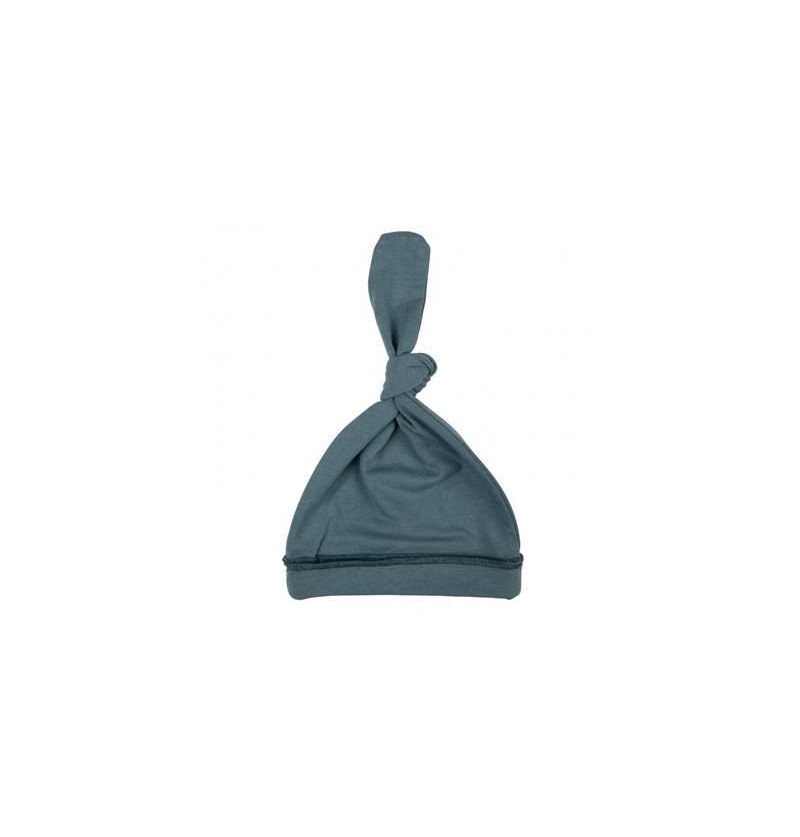 Bonnet naissance bleu timboo