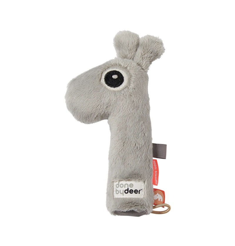 Hochet sensoriel Raffi Gris...