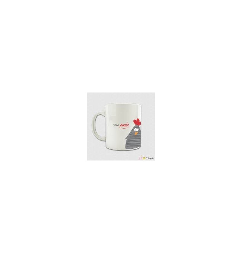 Mug Papa poule La vie en...
