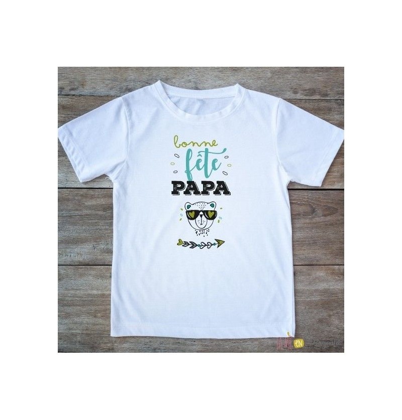 T shirt Bonne fête papa La...