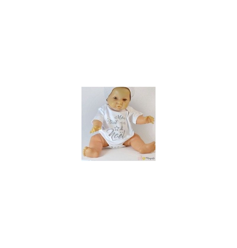 Body blanc 50/56 1er Noel...