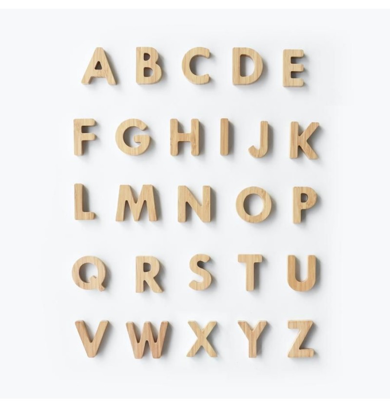 Alphabet en bois Wee Gallery