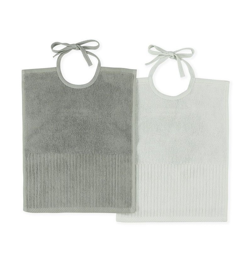 Pack de 2 bavoirs XL Olive...