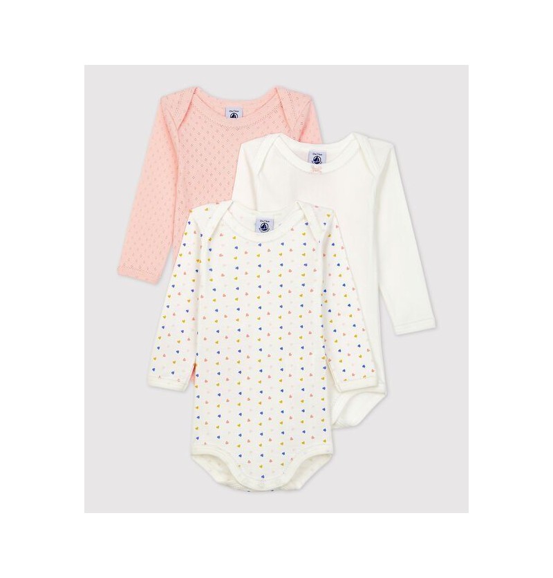 Pack de 3 body manches...