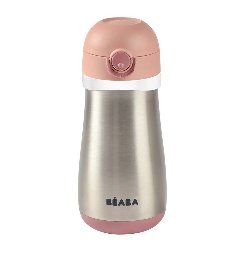 Gourde en inox Old Pink Beaba