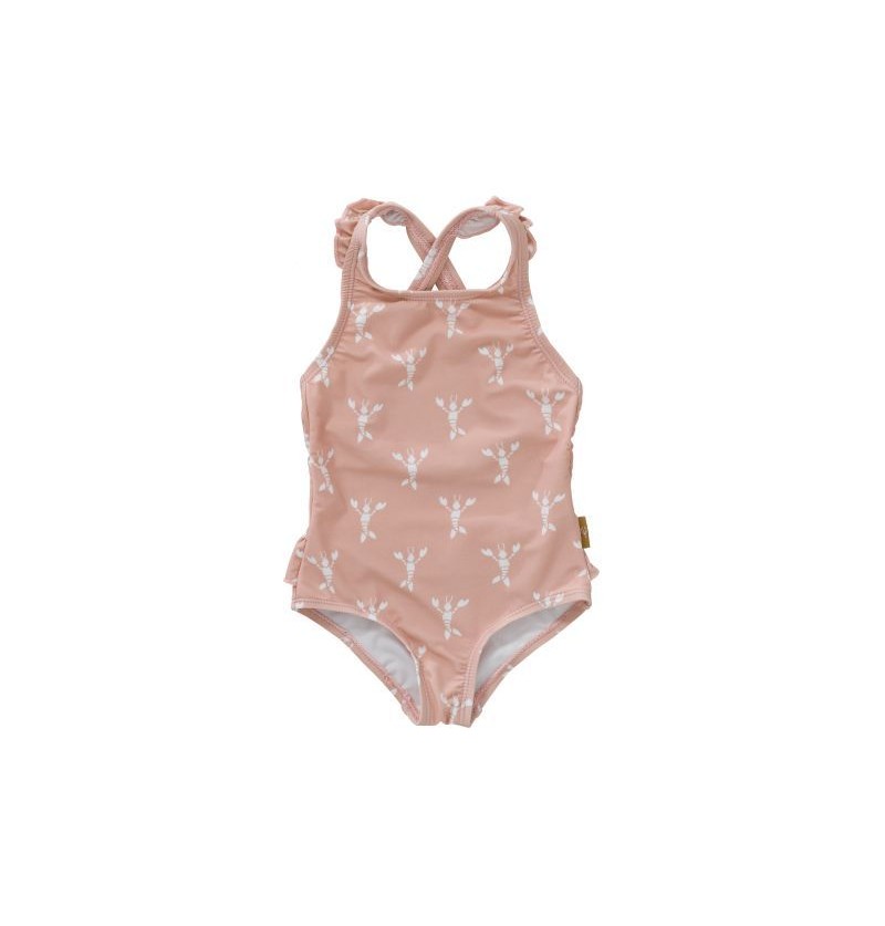 Maillot de bain crabe rose...