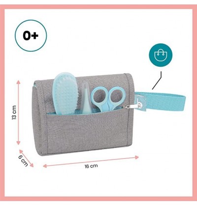 Trousse et accessoires de toilette bébé BABYMOOV - gris/bleu