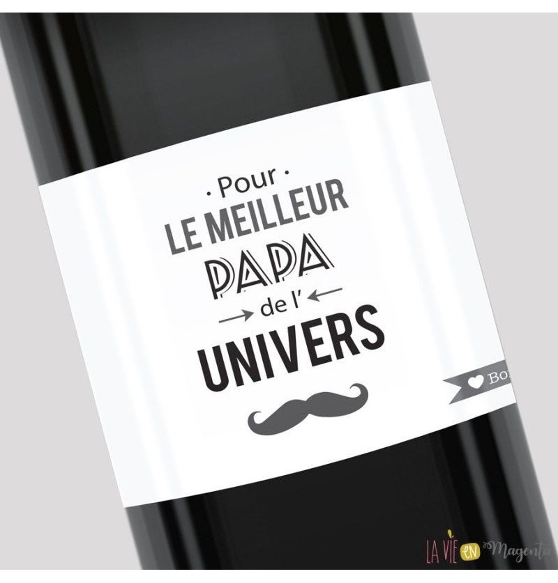 Etiquette bouteille de vin...