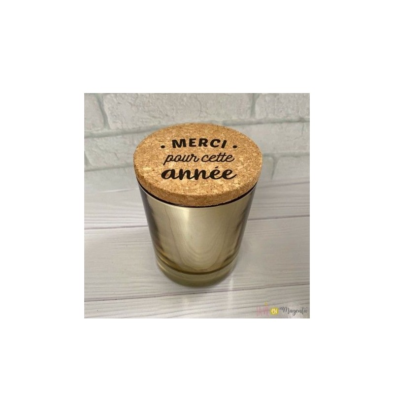 Bougie "merci pour cette...