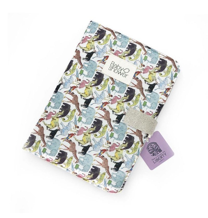 Protège carnet zoo Babyshower