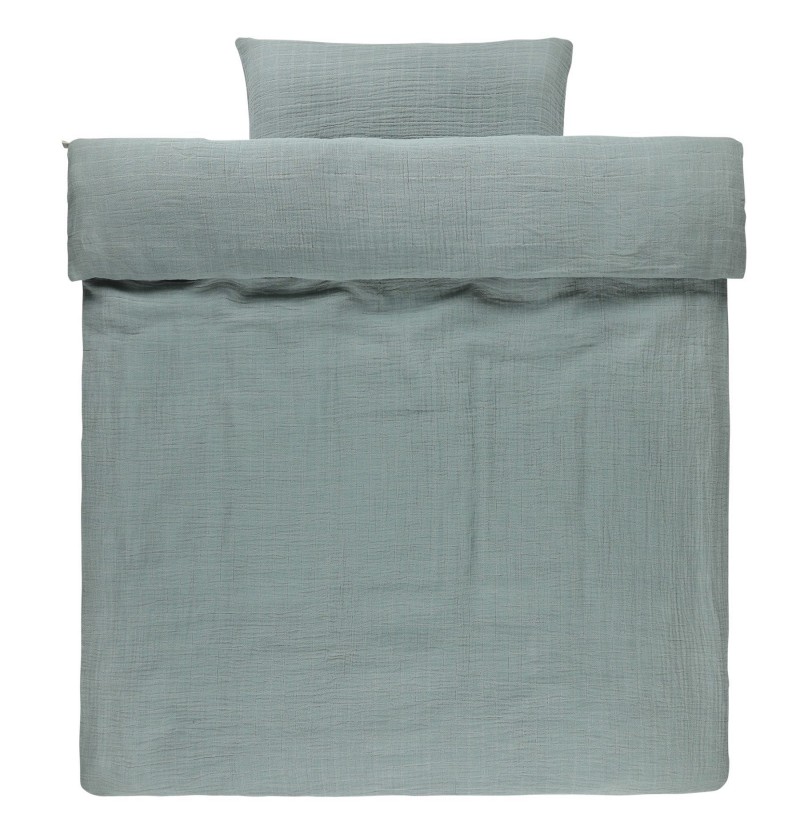 Housse de couette lit bébé - Pure Mint