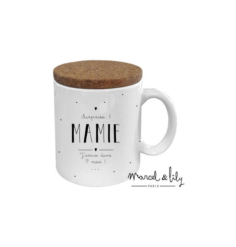Mug "Mamie, j'arrive dans 9...