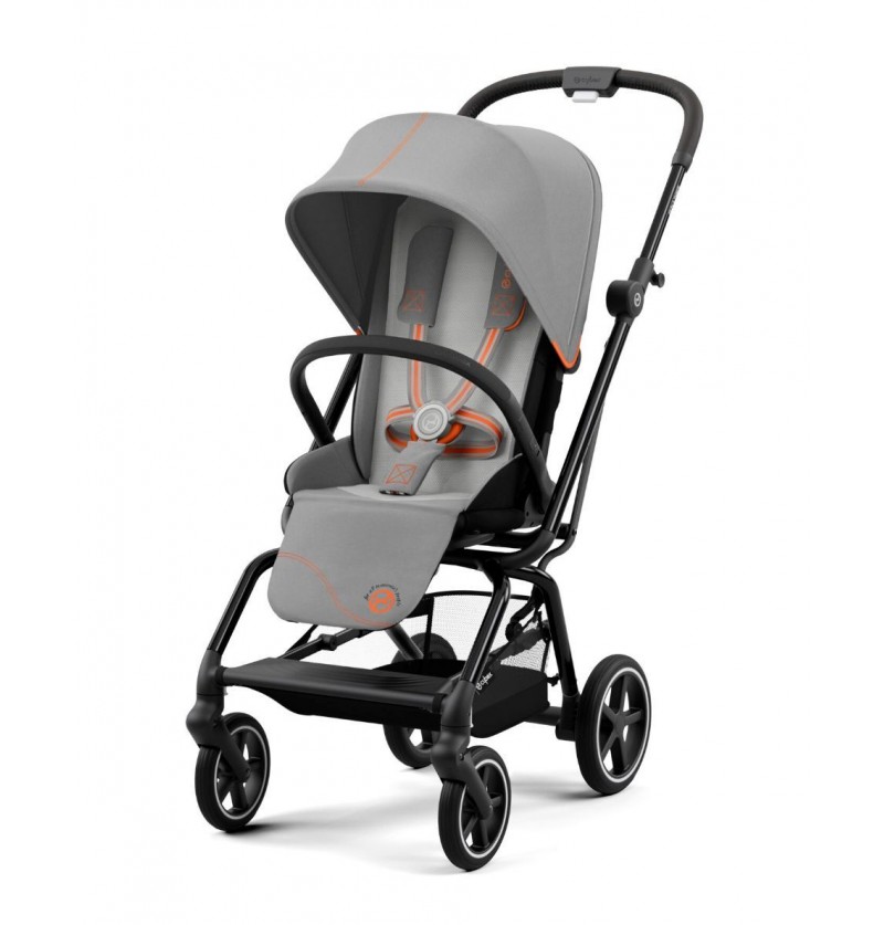 Poussette Eezy S Twist+2 Lava Grey (Black Frame) Cybex