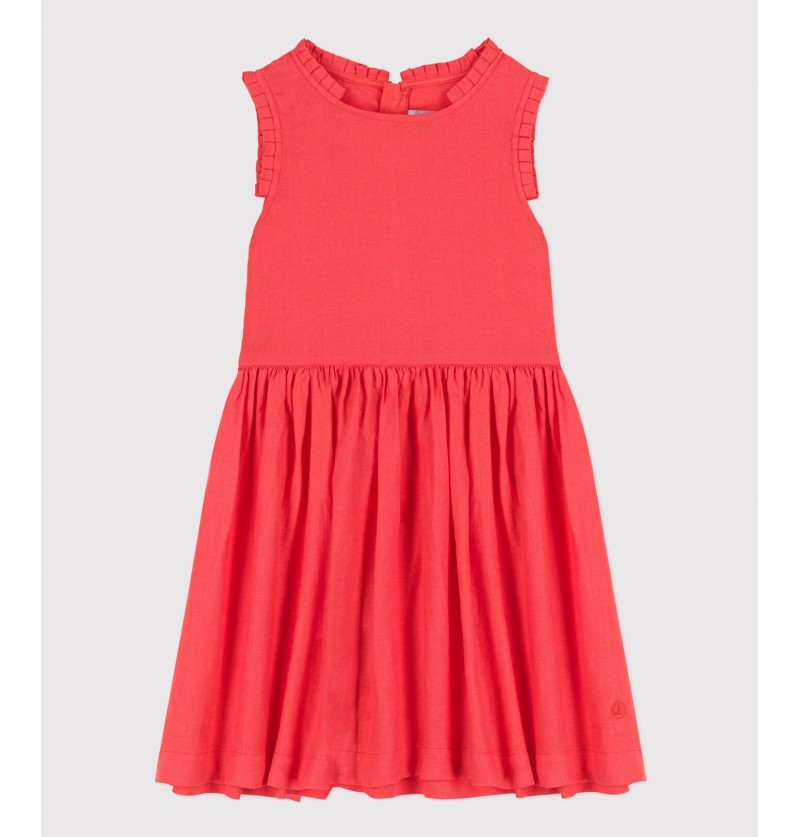 Robe orange Petit Bateau