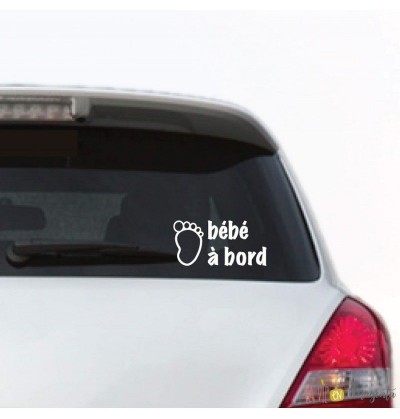 Just married - Stickers voiture - La vie en magenta