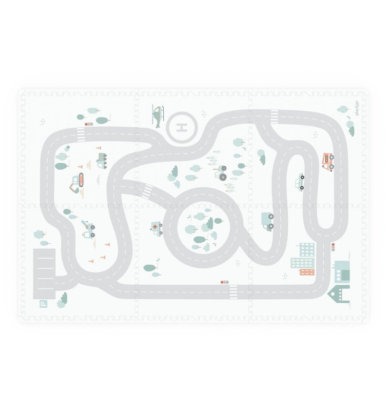 Tapis 2 en 1  eva road Play&Go