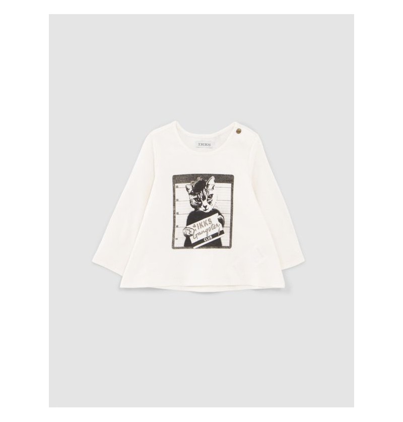 T shirt gangs of NY écru Ikks