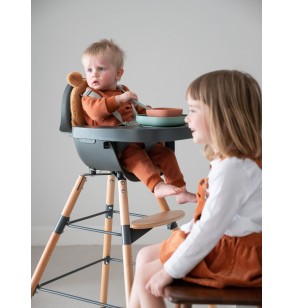 Chaise Haute d'enfant Hêtre Naturel