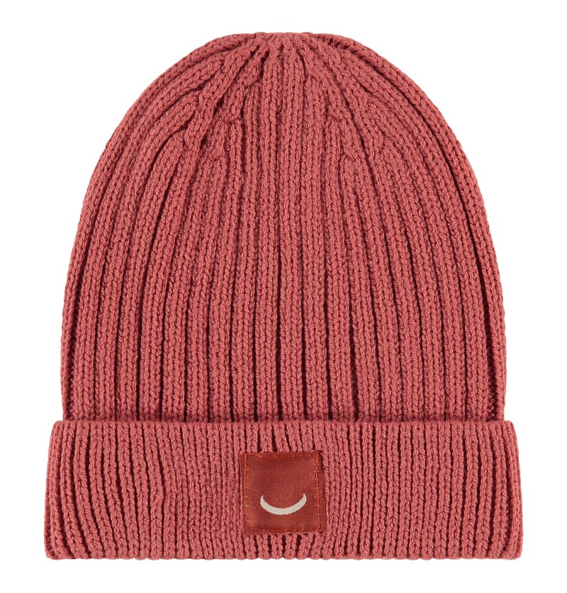 Bonnet en tricot rose Babyface