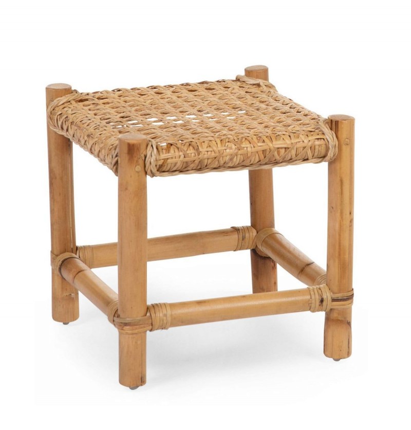 Tabouret Canne Naturel...