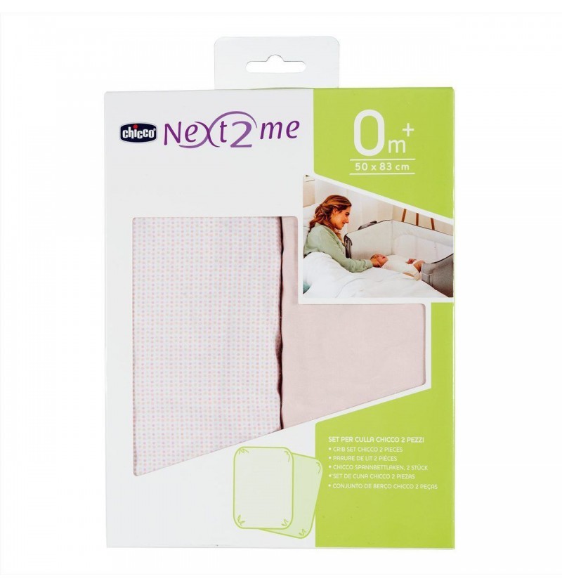 Lot de 2 Draps Housse...