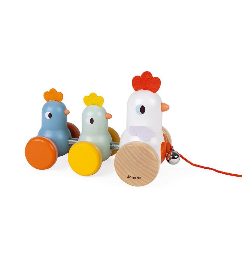 Jeu en bois - Poule et...