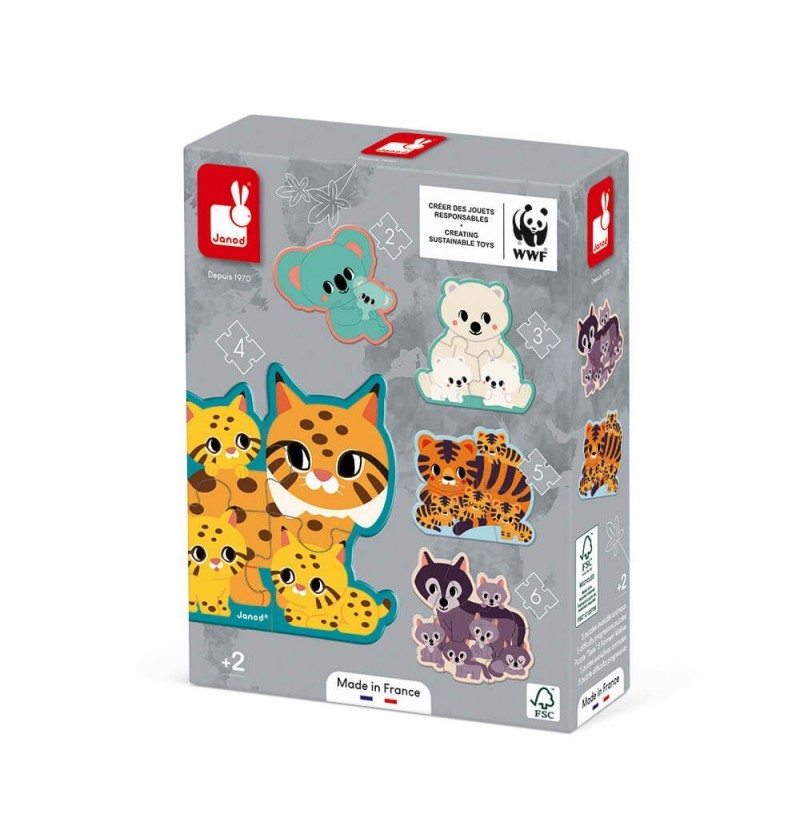 Puzzles évolutifs en carton...