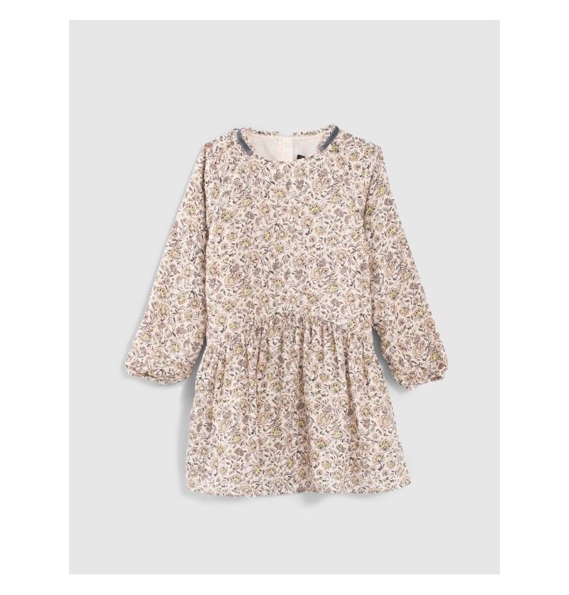 Robe manches longues floral...