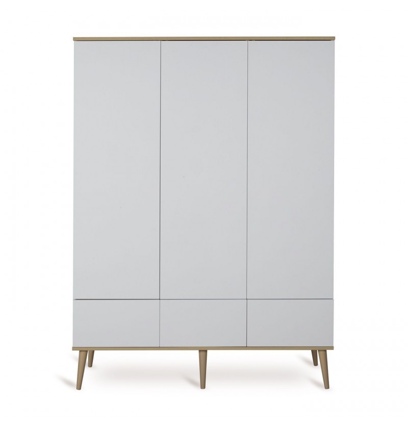 Garde-robe 3p Flow blanc Quax