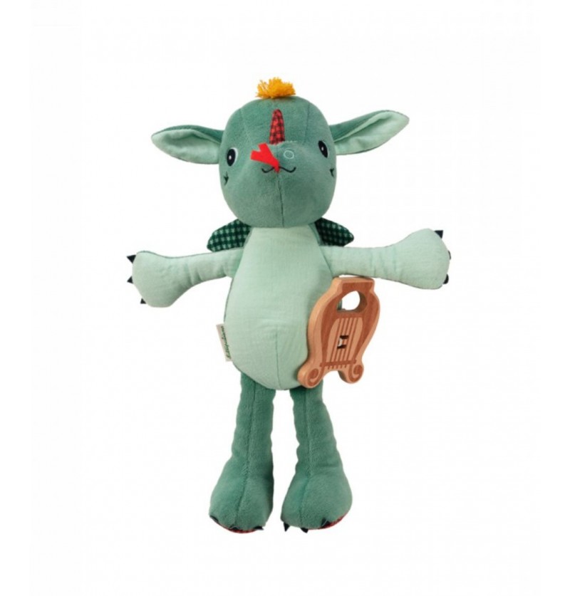 Peluche musicale eco-friendly Joe le dragon Lilliputiens