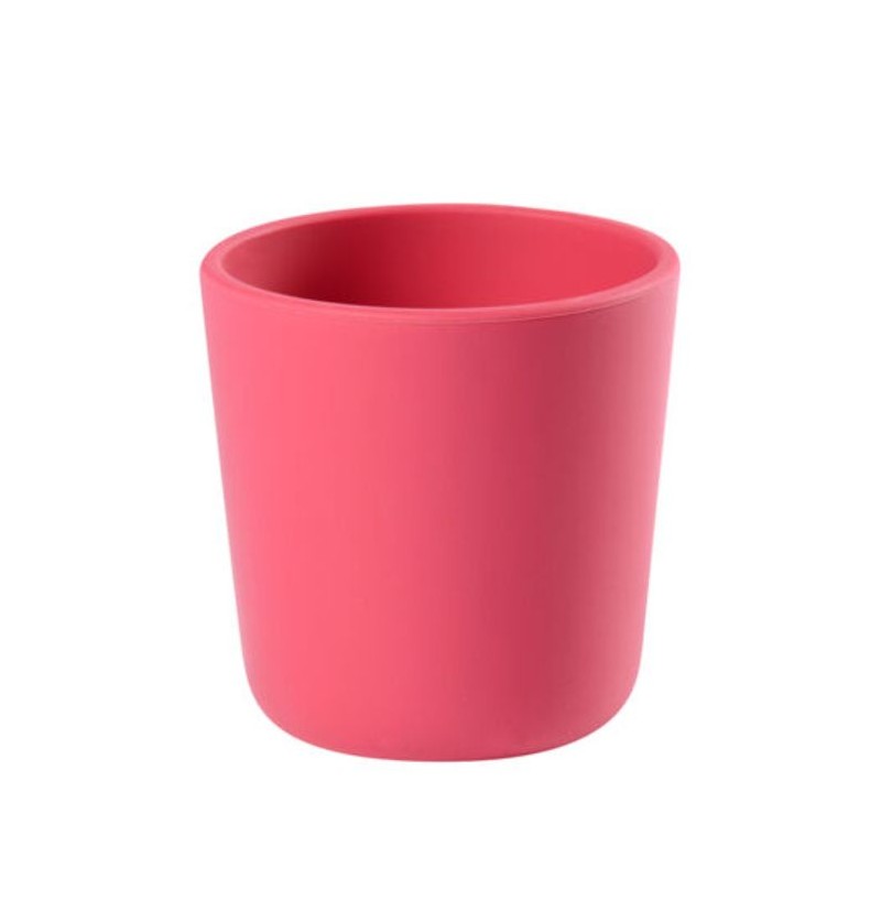 Verre en silicone Pink Beaba