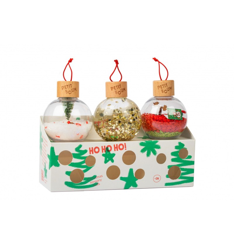Boules de Noël sensorielles...